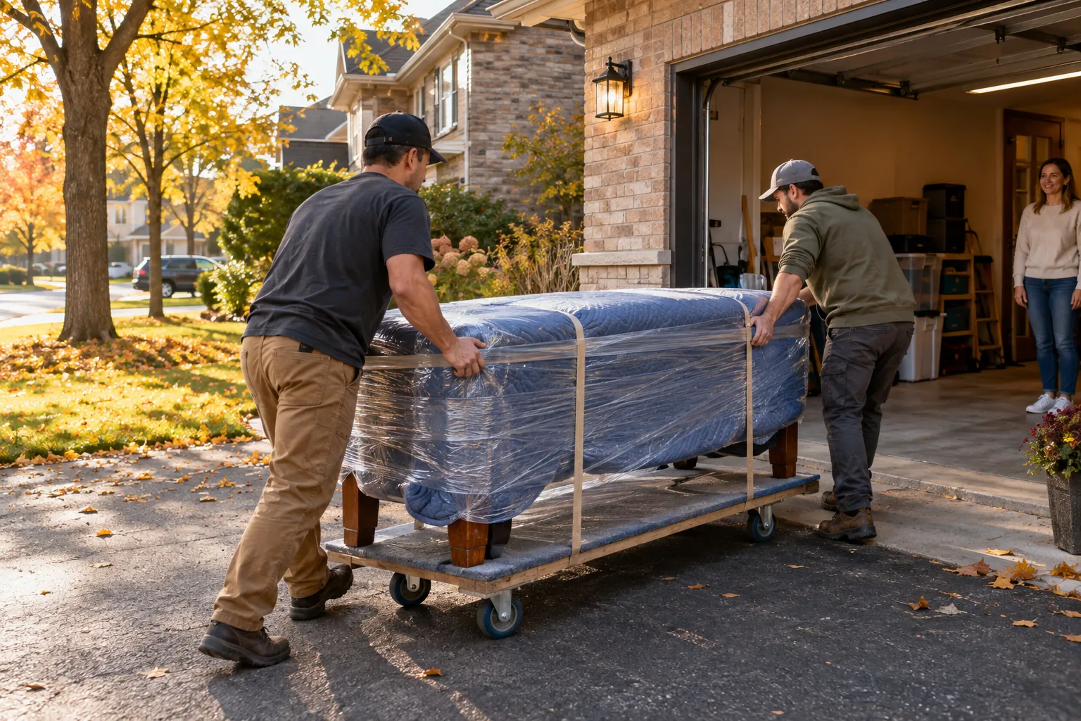 Protected dining furniture received at an Ottawa-area house